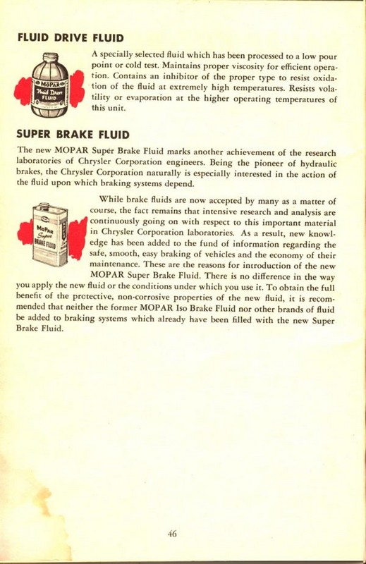 1946 Chrysler Owners Manual Page 2